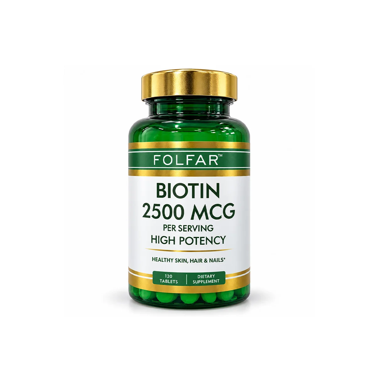 Biotin 2500mcg 120 Tablets
